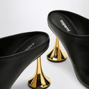 Coperni Orchestra Closed Mule Heel In Black Leather