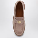 Dolce & Gabbana Mauve Suede Loafer