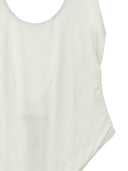 Elisabetta Franchi Rhinestone Logo One Piece Swimsuit