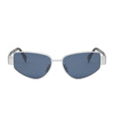 Celine Sunglasses Cl40293 U 16 V Triomphe Silver/Blue Unisex