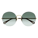 Chloé Sunglasses Ch0254 S 003 Gold/Green Woman