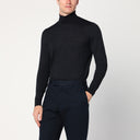 Drumohr Charcoal Wool Turtleneck Sweater