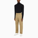 Suéter de cuello de tortuga de lana azul de Drumhr