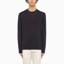 Drumhr Ségulo de cuello de la tripulación de algodón azul oscuro