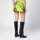 Des Phemmes Lime Duchesse Miniskirt With Decorations