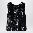 P.A.R.O.S.H. Black Pailla Top