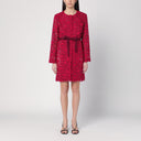 P.A.R.O.S.H. Red Lace Long Jacket
