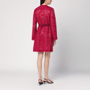 P.A.R.O.S.H. Red Lace Long Jacket