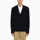 Cárdigan de lana azul marino