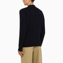 Cárdigan de lana azul marino