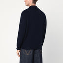 Drumohr Navy Blue Lambswool Polo