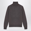 P.A.R.O.S.H. Brown Cashmere And Silk Blend Turtleneck Sweater