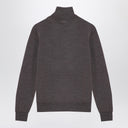 P.A.R.O.S.H. Brown Cashmere And Silk Blend Turtleneck Sweater