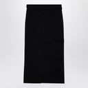 P.A.R.O.S.H. Grey Wool And Cashmere Midi Skirt