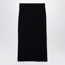 P.A.R.O.S.H. Grey Wool And Cashmere Midi Skirt