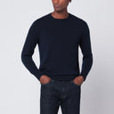Drumohr Navy Blue Cashmere Sweater