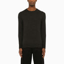 Drumohr Grey Cashmere Crew Neck Sweater