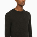 Drumohr Grey Cashmere Crew Neck Sweater