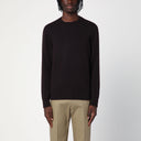 Drumohr Brown Crew Neck Sweater In Cashmere