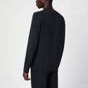 Suéter de cuello de la tripulación anthracita de Drumhr en cachemira