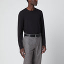 Drumohr Truffle Coloured Wool Crew Neck Sweater
