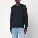 Drumohr Charcoal Grey Wool Crew Neck Sweater