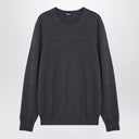 Suéter de lana de lana de mero gris anthracite antracita