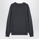 Suéter de lana de lana de mero gris anthracite antracita