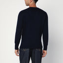 Drumohr Navy Blue Lambswool Sweater