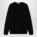 Suéter de lana de vírgenes negros de Drumhr