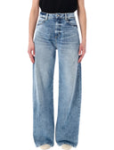 Jeans in denim con icona