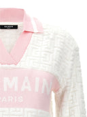 Balmain 'Monogramm' Polo -Hemd