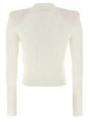 Balmain Logo Buttons Cardigan