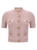 Balmain Logo Button Cardigan