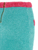 Balmain 'Leone' Button Two Tone Skirt