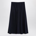 Department 5 Blue Navy Cotton Flounced Henrique Skirt