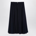Department 5 Blue Navy Cotton Flounced Henrique Skirt