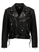 Balmain Leather Biker Jacket