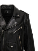 Balmain Leather Biker Jacket