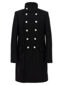 Balmain 'Officier' Wool Coat