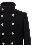 Balmain 'Officier' Wool Coat