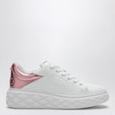 Jimmy Choo Diamond Maxi White/Pink Metallic Sneaker