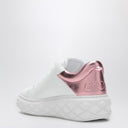 Jimmy Choo Diamond Maxi White/Pink Metallic Sneaker