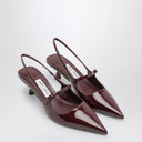 Jimmy Choo Didi 45 Bordeaux Slingback In Patent Leather