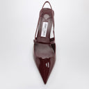 Jimmy Choo Didi 45 Bordeaux Slingback In Patent Leather