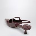 Jimmy Choo Didi 45 Bordeaux Slingback In Patent Leather