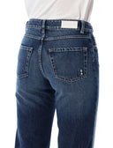 Jeans in denim con icona