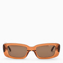 Dmy By Dmy Amber Coloured Pvc Preston Sunglasses
