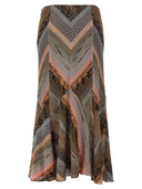 Missoni Lamé Flared Midi Rock