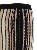 Gonna all'uncinetto a strisce Missoni